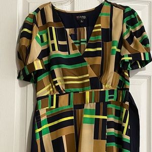 African print dress